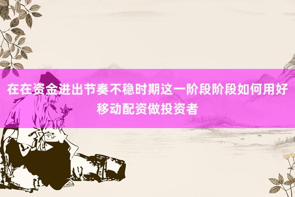 在在资金进出节奏不稳时期这一阶段阶段如何用好移动配资做投资者